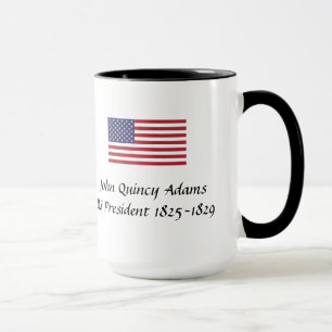 US-Präsidenten Souvenir Tasse - John Quincy Adams