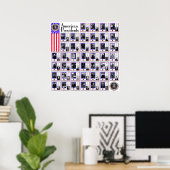US-PRÄSIDENTEN WHITE A/564 POSTER (Heimbüro)