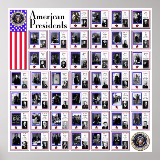 US-PRÄSIDENTEN WHITE A/564 POSTER (Vorne)