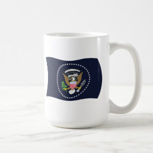 US-Präsidentensiegel Flaggen Tasse