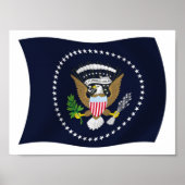 US-Präsidentschafts-Siegel-Flag-Plakat drucken Poster (Vorne)