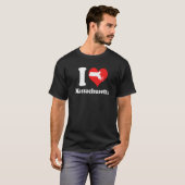 US Proud Citizen America Love State I Heart Massac T-Shirt (Vorne ganz)