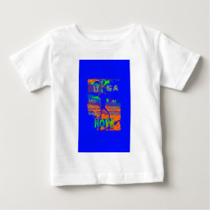 US-Psychedelische Hoffnung: Blue Unity Art Baby T-shirt
