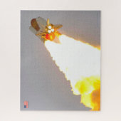 US-RAUMSCHALTER 1981-2011 (16x20 Zoll) Puzzle (Vertikal)