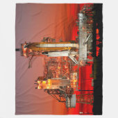 US-RAUMSCHIEBATLANTIK FLEECEDECKE (Vorderseite)