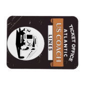US-Reiseplakat Magnet (Horizontal)