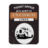 US-Reiseplakat Magnet (Vertikal)