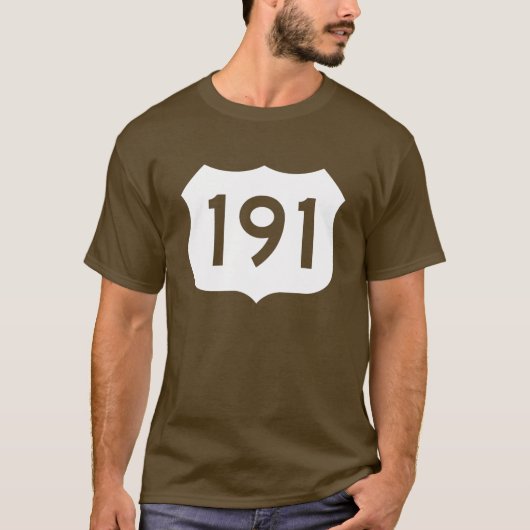 US Route 191 T-Shirt (Vorderseite)