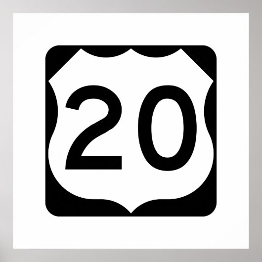 US-Route 20 Poster (Vorne)