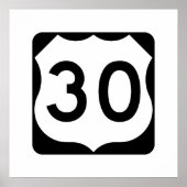 US-Route 30 Poster (Vorne)