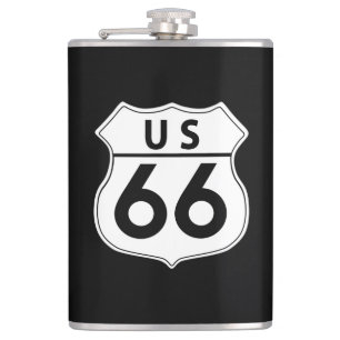US Route 66 Classic Flasche Flachmann