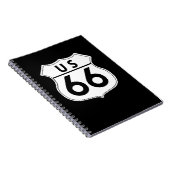 US Route 66 Classic Foto Notebook Notizblock (Rechte Seite)