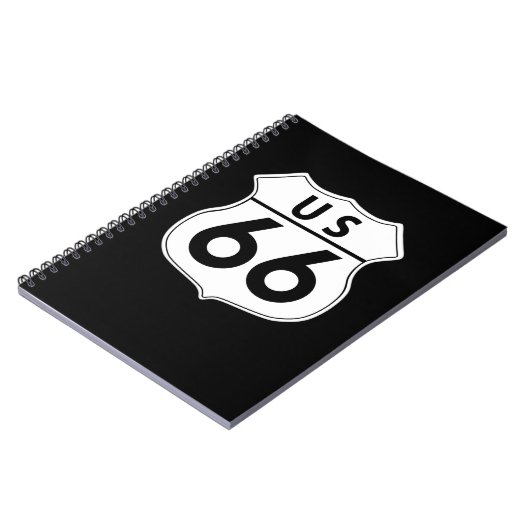 US Route 66 Classic Foto Notebook Notizblock (Linke Seite)