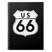 US Route 66 Classic Foto Notebook Notizblock (Vorderseite)