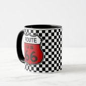 US-Route 66 Coffee Tasse (Vorderseite Links)