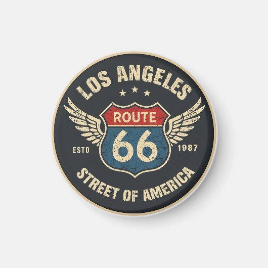 US Route 66 Die Mutterstraße historische Autobahn Magnet (Vorne)
