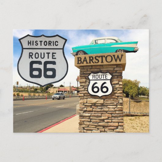 US Route 66 Foto auf Postkarte (Vorderseite)