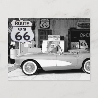 US Route 66 Foto auf Postkarte 