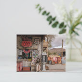 US Route 66 Foto Postkarte Arizona (Stehend Vorderseite)