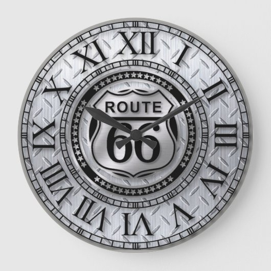 US-Route 66 Große Wanduhr (Vorderseite)