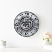 US-Route 66 Große Wanduhr (Zuhause)