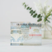 US-Route 66 Kalifornien Postkarte (Stehend Vorderseite)