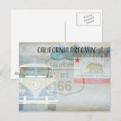 US-Route 66 Kalifornien Postkarte (Vorne/Hinten)