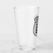US Route 66 Pint Trinkglas Glas (Rechts)