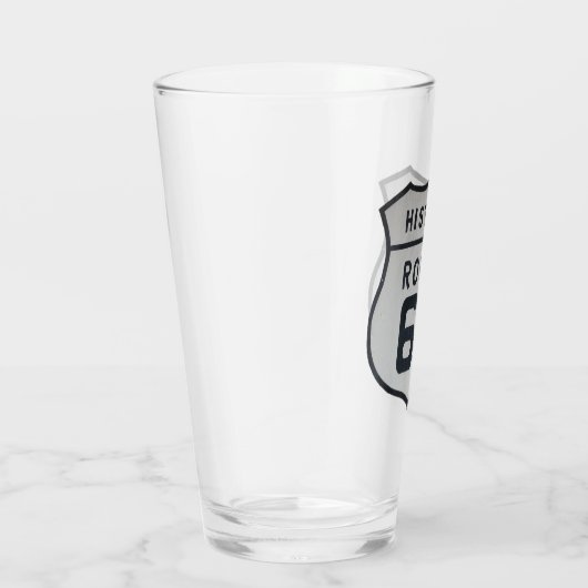 US Route 66 Pint Trinkglas Glas (Rechts)