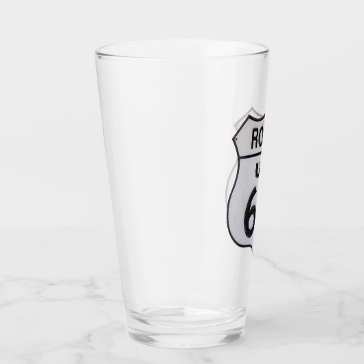 US Route 66 Pint Trinkglas Glas (Rechts)