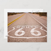 US-Route 66 Postkarte (Vorne/Hinten)