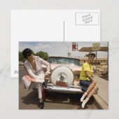 US-Route 66 Reise Postkarte (Vorne/Hinten)