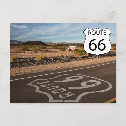 US-Route 66 Reise Postkarte (Vorderseite)