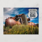 US-Route 66 Reise Postkarte (Vorderseite)