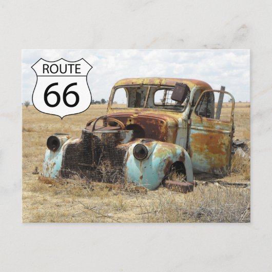 US-Route 66 Reise Postkarte (Vorderseite)