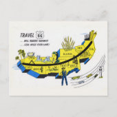 US-Route 66 Reise Postkarte  (Vorderseite)