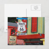 US-Route 66 Reise Postkarte (Vorne/Hinten)
