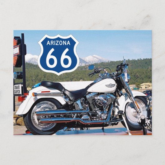 US-Route 66 Reise Postkarte (Vorderseite)