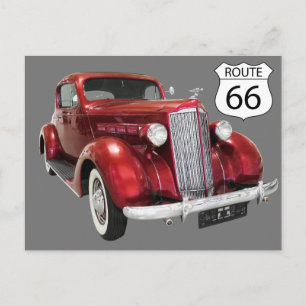 US Route 66 Reise-Postkarte Postkarte