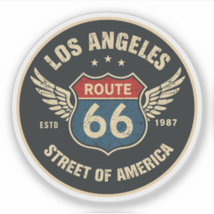 US Route 66 The Mother Road historische Autobahn g Aufkleber