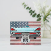 US Route 66 Travel Postcard Postkarte (Stehend Vorderseite)