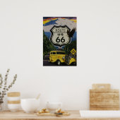 US Route 66 Vintage Poster (Küche)