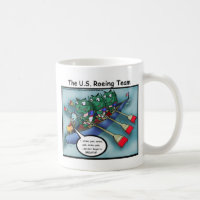 US Rowing (Roe-ing Team Funny T-Shirts Karten Tass