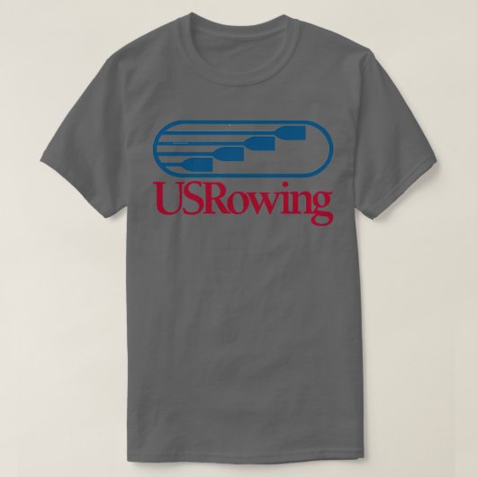 US Rowing white T-Shirt (Design vorne)