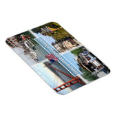 US San Francisco - Golden Gate Bridge - Cable Car. Magnet (Rechte Seite)