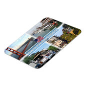 US San Francisco - Golden Gate Bridge - Cable Car. Magnet (Linke Seite)