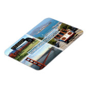 US San Francisco - Napa Valley Golden Gate Bridge Magnet (Linke Seite)
