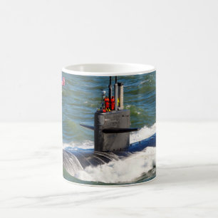 US-SCHNELLER ANGRIFF SUBMARINE - SSN-750-Tasse Kaffeetasse