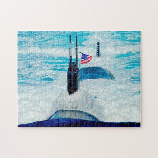 US-SCHNELLER ANGRIFF SUBMARINE - SSN-770 (11x14 IN Puzzle (Horizontal)