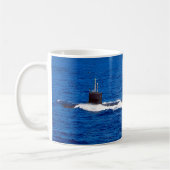 US-SCHNELLER ANGRIFF SUBMARINE - SSN-779-Tasse Kaffeetasse (Links)